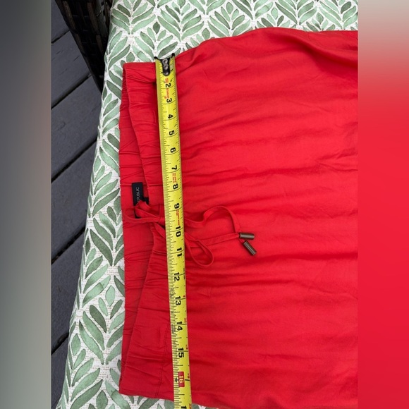 Banana Republic orange drawstring Skirt - size large - Picture 6 of 8